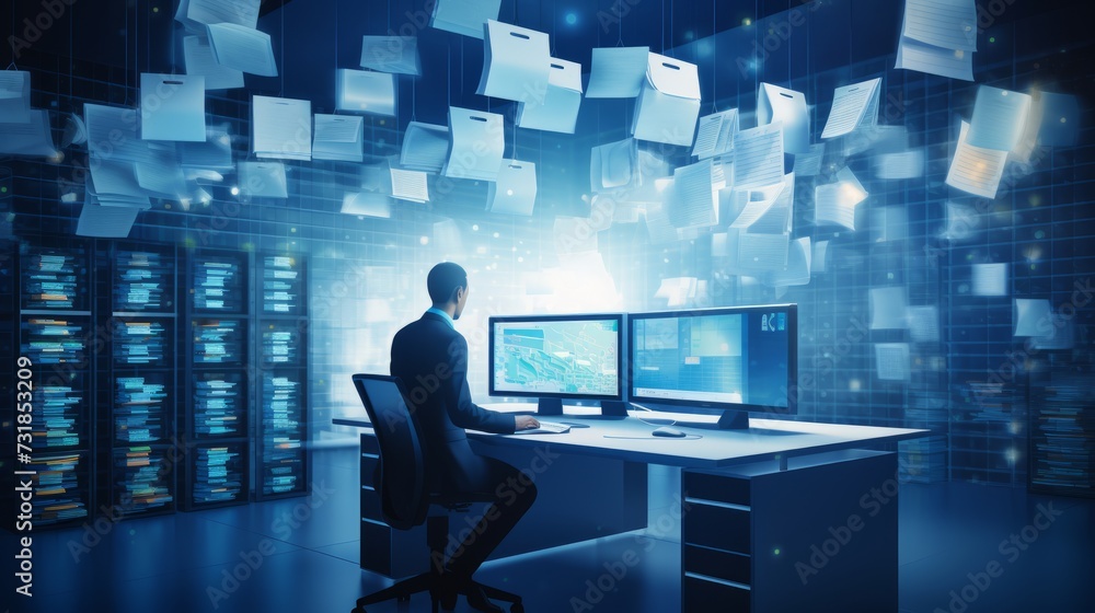 Poster efficient corporate file handling: robust document database & automation system for seamless informa