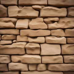 stone wall background A sandstone wall with a rough and uneven surface. The wall has a solid and sturdy texture,  