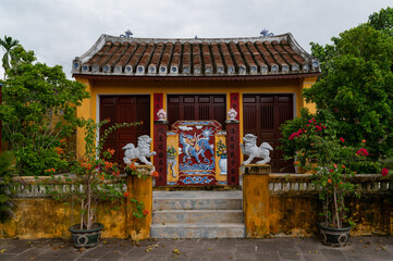 Obraz premium Details of Buddhist Temples in Vietnam