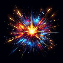 Fototapeta premium Game FX Design. Sprite game effect.