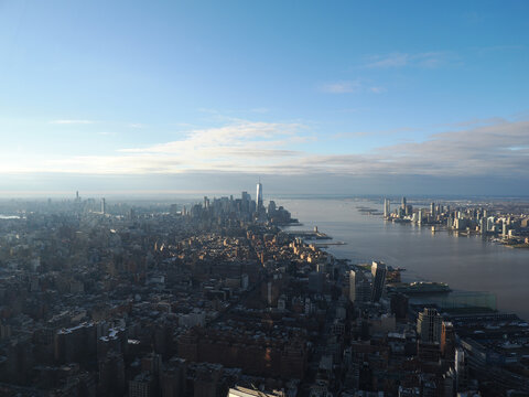 Image of Manhattan during a sunny December morning.