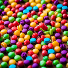 Fototapeta na wymiar Bunte süße Drops - Süßigkeiten