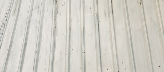 Fototapeta premium White paint zinc fence
