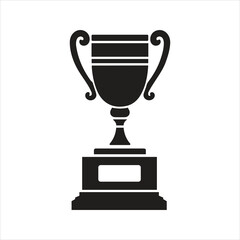 Trophy cup icon. Champions cup icon