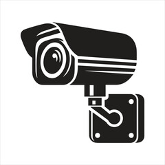 Cctv camera icon. Video surveillance icon