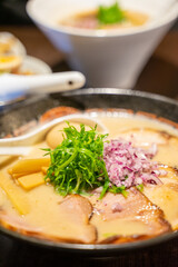 Enjoy authentic Japanese ramen cuisine