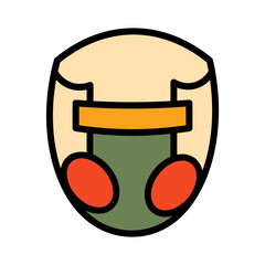 Baby Diaper Infant Filled Outline Icon