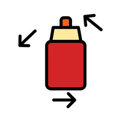 Eco Recycle Reuse Filled Outline Icon