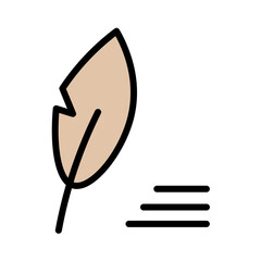 Study Subject Writing Filled Outline Icon