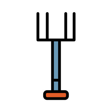 recommend clip art: Fork House Village Filled Outline Icon