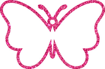 
Pink butterfly for decoration and celebration.