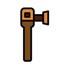 Baton Hit Police Filled Outline Icon