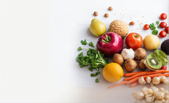 Healthy food background