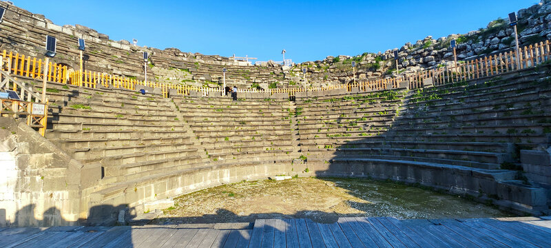 The roman theater of Umm Qais (Gadara) on Jordan