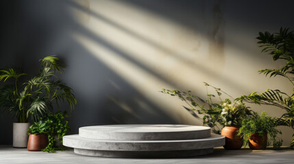 Nature's Touch: Refresh Your Home's Interior with Lush Plants and Beautiful Pottery Decor, generative AI