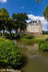 Obraz premium Chateau de Brissac, Brissac-Quince, Pays de la Loire, France