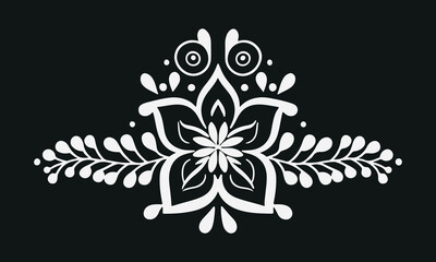 floral ornament vector