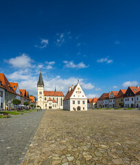 Medieval historical square Bardejov, UNESCO site, Slovakia