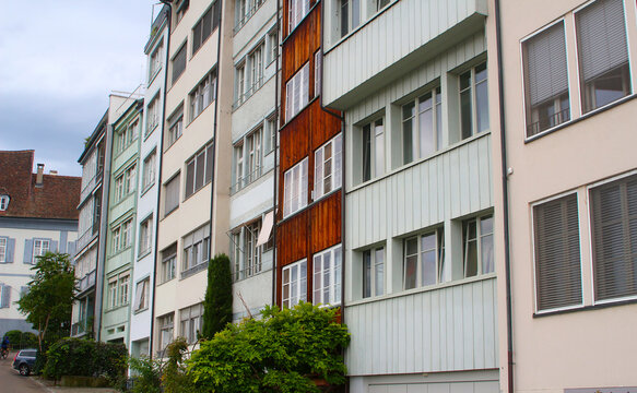 Multi-storey apartment buildings, Basel, Switzerland