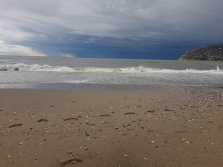 beach and sea