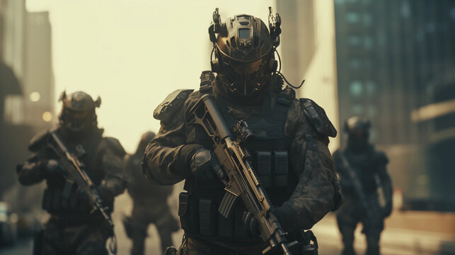 Futuristic Special Forces Operation