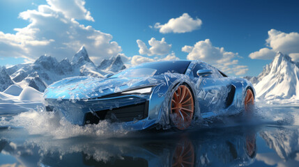 Exploring the Elements: Adventure on Wheels Beyond Roads, generative AI