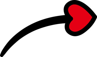 love, heart arrow doodle © raisadsign
