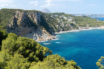 Obraz premium view of the coast of the sea