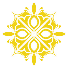 Gold Islamic Mandala Vector