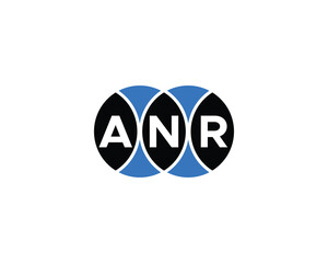 ANR logo design vector template