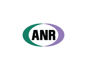 ANR logo design vector template