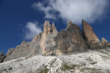 Tre Cime di Lavaredo, Drei Zinnen, Dolomiti, Dolomites Alps, Italy