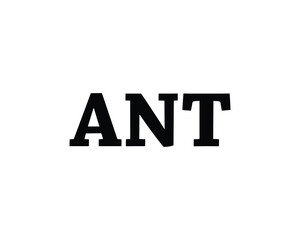 Obraz premium ANT Logo design vector template