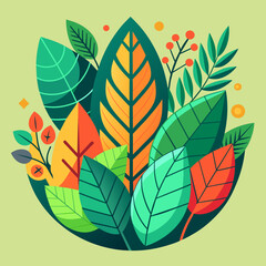 illustration of a leaf