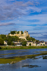 Fototapeta na wymiar Chateau Chinon, Indre-et-Loire, Centre-Val de Loire, Pays de la Loire, France