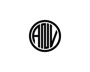 ANV Logo design vector template