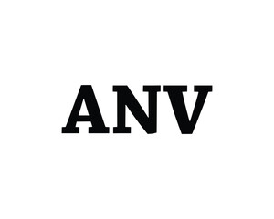 ANV Logo design vector template