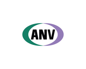 ANV Logo design vector template