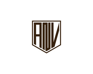 ANV Logo design vector template