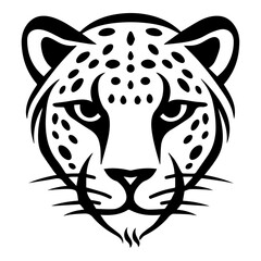 Jaguar Flat Icon Isolated On White Background