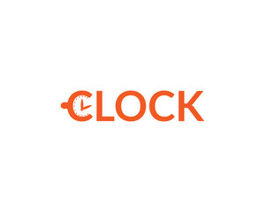 Clock Initial Letter Logo Concept design.