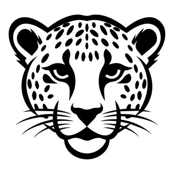 Jaguar Flat Icon Isolated On White Background