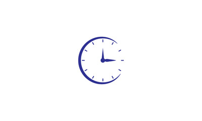 Fototapeta na wymiar Clock line icon, time symbol. Editable stroke. simple illustration mobile concept app line icon and web design. Editable stroke. Design template vector