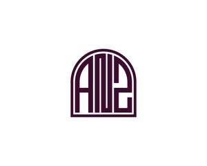 ANZ logo design vector template