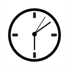 clock isolated on white background