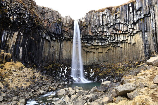 Svartifoss is a waterfall in Iceland located in the Skaftafell National Park.