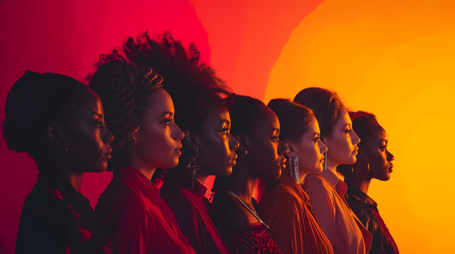 A photo series featuring women of different ethnicities and backgrounds, showcasing diversity


