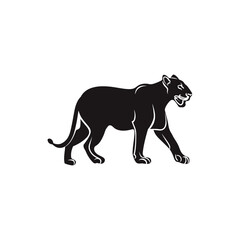 lioness vector silhouette
