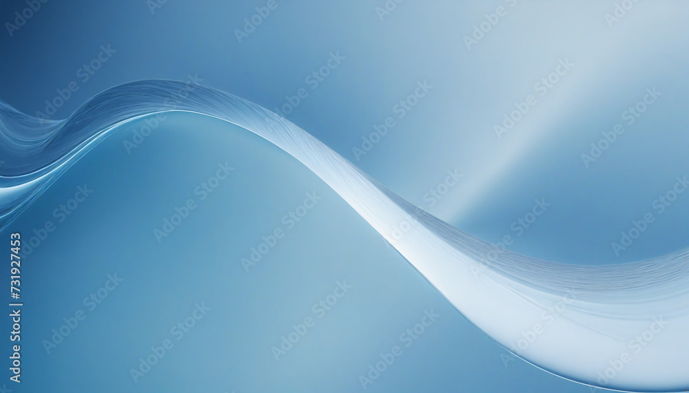 Poster Azure Wave Patterns