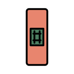 Bandage Dressing Treatment Filled Outline Icon